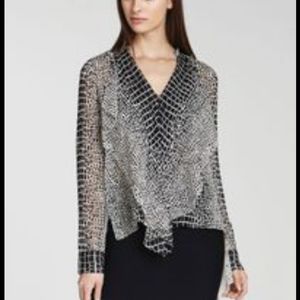 BCBG Joel Silk Blouse